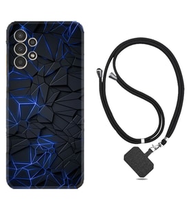 Samsung Galaxy M14 Kılıf Resimli Boyun Askılı İpli Desenli Silikon Series Karmaşık 1874
