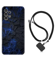 Samsung Galaxy M14 Kılıf Resimli Boyun Askılı İpli Desenli Silikon Series Karmaşık 1874