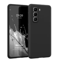 Microsonic Matte Silicone Infinix Hot 50 Pro Plus Kılıf Siyah (Siyah)