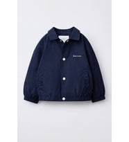 Nakış Detaylı Çıtçıtlı Unisex Çocuk Yağmurluk Ceket - Lacivert