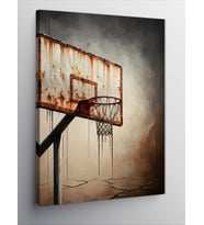 Kanvas Tablo Paslı Basket Potası