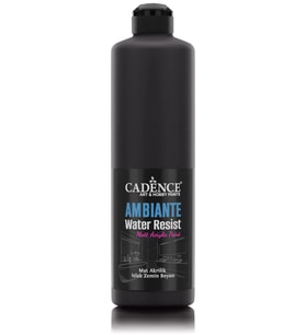 AMBIENTE SUYA DAY. AKR. BOYA AW-24 SİYAH 500ML + KATALİZÖR 20GR
