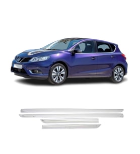 Nissan Pulsar Krom Yan Kapı Çıtası 2016 Ve Üzeri Paslanmaz Çelik