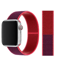 Apple Watch 44mm Uyumlu Kordon Hasır Örgü Cırt Cırtlı Terletmeyen Zore KRD-03 Kumaş Kayış
