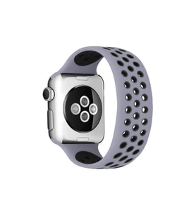 Watch 38Mm Ayarlı Delikli Kordon - Gri-Siyah