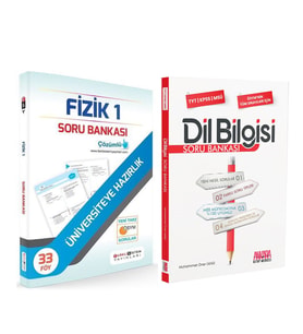 Farklı Sistem TYT Fizik ve AKM Dil Bilgisi Soru Bankası Seti 2 Kitap