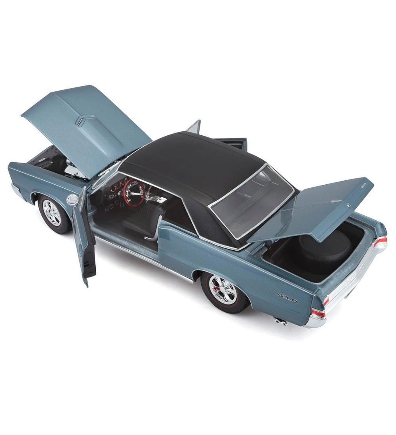 Maisto（マイスト）社製　1965 Pontiac GTO Maisto 1:18 1965 Pontiac GTO Model Araba - Mavi