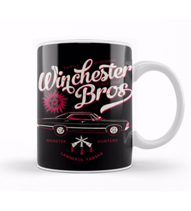 Supernatural Winchester Bros Kupa Bardak Porselen