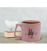 BK Gift Kişiye Özel İsimli Pastel Pembe Middle Kupa Bardak, Arkadaşa Hediye, Ev Hediyesi, Doğum Günü Hediyesi, Ofis Hediyesi-4