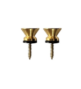 Midex PM1-2X Gold Metal Kaliteli Gitar Askı Pimi Omuz Askısı Takmak İçin Vida Pim (2 Adet)