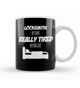 Locksmith Job Fun Gift for every Locksmith Funny Slogan Hobby Work Worker Kupa Bardak Porselen