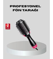 1200W Fön Tarağı – 3 Isı Ayarı, Negatif İyonlu, Hızlı ve Pürüzsüz Sonuç