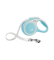 Flexi New Comfort Şerit M 5 Metre Açık Mavi Otomatik Köpek Gezdirme Tasması