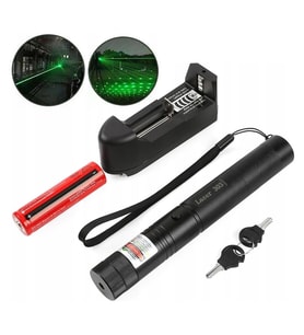 Powermaster Şarjlı Uzun Menzilli Yeşil Lazer Pointer 25 Km Menzil