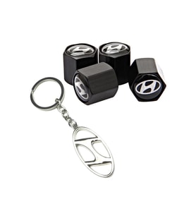 Hyundai Galloper Sibop Kapağı 4 Adet ve Krom Anahtarlık
