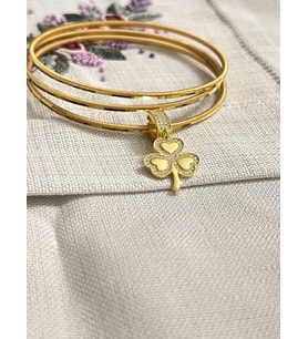 Yonca Model Charm 3 Adet Ajda 925 Ayar Gümüş Ajda Bilezik
