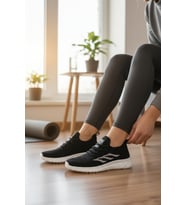 Enoch Kadın Hafif Koşu Ayakkabısı Nefes Alan Triko Örgü Sneaker