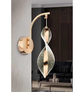 İstanbul Avize Aplik Mars Gold Ledli Lüx Modern Aplik