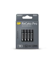 GP AAA 800 mAh Şarjlı İnce Kalem Pil 4'lü Paket Recyko