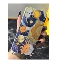 Iphone 16 Uyumlu Baskılı Şeffaf Telefon Kılıfı
