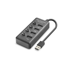 Usb Anahtarlı Hub 4 Port 480 Mbps Siyah HDX7049