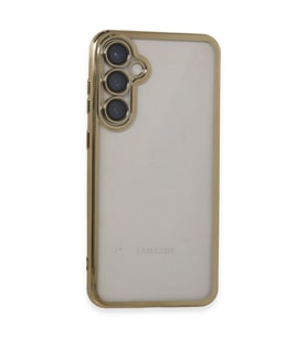 Samsung Galaxy S23 Fe Kılıf Razer Lensli Silikon - Gold