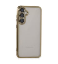 Samsung Galaxy S23 Fe Kılıf Razer Lensli Silikon - Gold