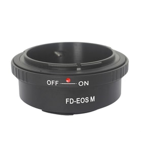 Canon EOS M İçin Canon FD Lens Kullanım Adaptörü (Siyah)