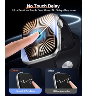 Apple ile uyumlu Watch 10/11 Serisi 42mm Polymer Nano Ekran Koruyucu + Kolay Uygulama Aparatlı