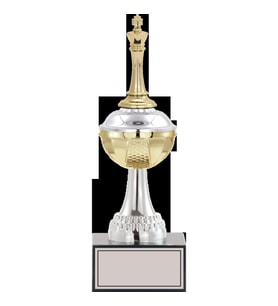 ODAK KUPA - Figürlü Kupalar - Satranç Figürlü Kupalar FG-045 B - 29 cm