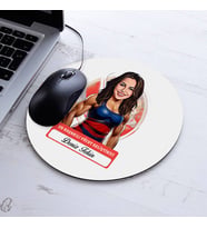 Kişiye Özel Hediye Karikatürlü En Güzel Vücut Geliştirici Mousepad