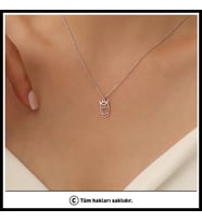 925 Ayar Gümüş Minimal Baykuş Kolye