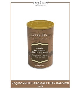 Keçiboynuzlu Türk Kahvesi 250gr Teneke Caffe Rino