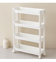 Northcity 4 Katlı Tekerlekli Sepet Organizer Raf 465x145x670mm