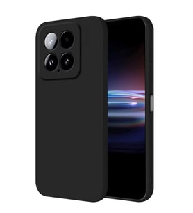 Xiaomi Mi 14t Pro Kılıf Nano İçi Kadife Silikon - Siyah