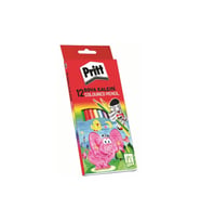 Pritt Kuru Boya Karton Kutu Tam Boy 12 Renk Uzun Kuru Boya (Karışık)