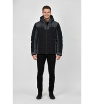 Erkek Kapüşonlu Spor Mont Regular Fit 3331 BGL-ST04899 (Füme)