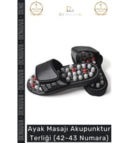 #AkupunkturTerliği Refleksoloji Masaj Kan Dolaşımı Hızlandırıcı Anatomik Akupunktur Terliği 42 - 43
