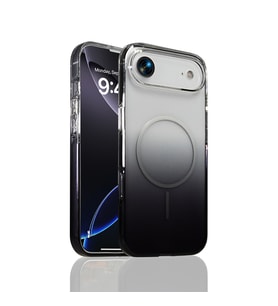 Apple iPhone 17 Air Uyumlu Kılıf M-Safe Şarj Özellikli Zore Septik Silikon Kapak (Siyah)