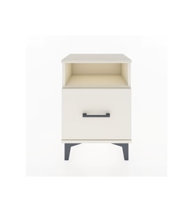 Arges Komodin Tek Raflı 2 Çekmeceli 44x30x64 Aytaşı-Aytaşı