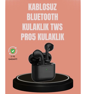 TWS Pro 5 Kulaklık – Uzun Süreli Kullanım İçin Yüksek Batarya Performansı
