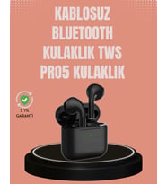 TWS Pro 5 Kulaklık – Uzun Süreli Kullanım İçin Yüksek Batarya Performansı