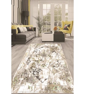 Dijital Kaymaz Taban Yıkanabilir Modern Renkli Salon Halısı Mutfak Halısı Yolluk ND-HT-197 (Çok Renkli)