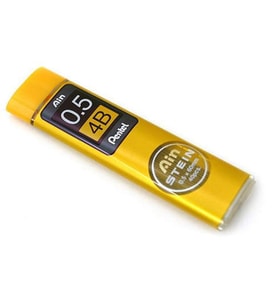 Pentel Ain Stein Min (Mekanik Kurşun Kalem Ucu) 0.5 mm 4B 40'lı Tüp 