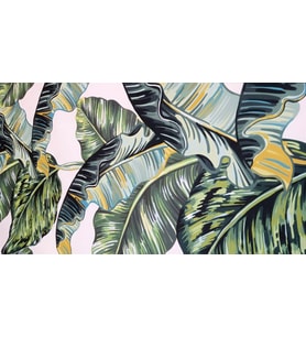 Düşler Muz Yaprağı Desen Kumaş 100x140