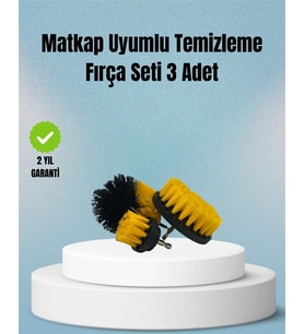 Matkap Uyumlu Temizlik Fırçası – Kablolu Ve Akülü Matkaplarla Kullanılabilir