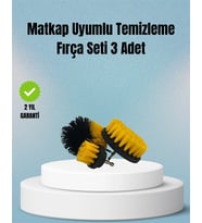 Matkap Uyumlu Temizlik Fırçası – Kablolu Ve Akülü Matkaplarla Kullanılabilir