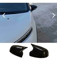 Citroen C3 Batman Yarasa Ayna Kapağı Parlak Siyah ABS 2016 2017 2018 2019 2020 2021