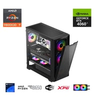 ETERNAL POWER  RYZEN 7 9800X3D 64GB DDR5 1TB M.2  RTX 4060 Tİ B650 WIFI 750W 240M (STD)