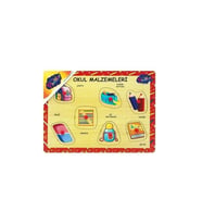 Çocuk Zeka Puzzle Ahşap Oyunları (Çok Renkli)